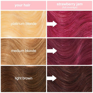 Lime Crime Unicorn Hair สี Strawberry Jam (Dusty Pink) รุ่น Full Coverage ไลม์ คราม ครีมย้อมสีผม