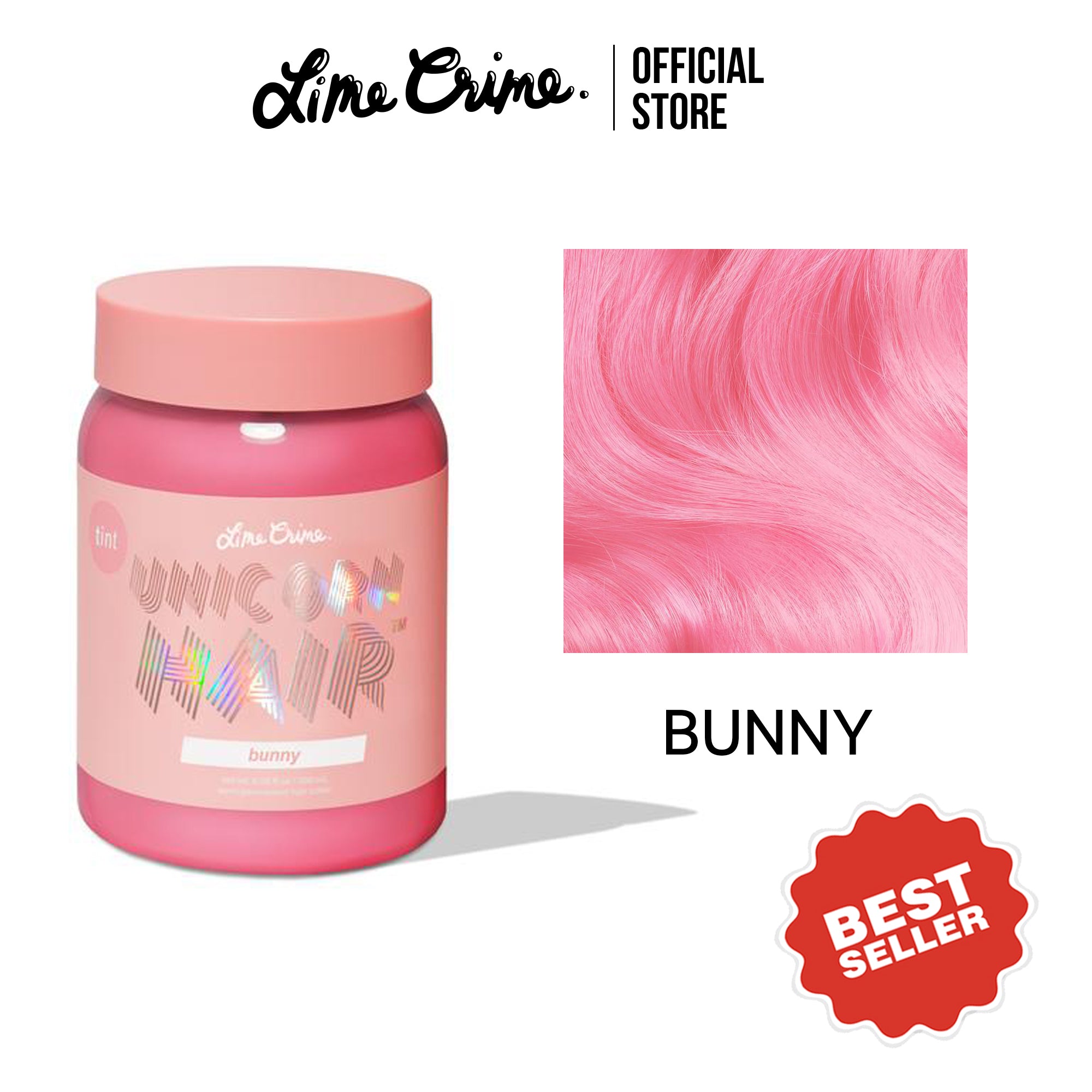 Lime Crime Unicorn Hair สี Bunny (Pastel Baby Pink) รุ่น Tint ไลม์ ครา –  Lime Crime Thailand