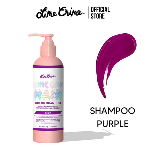 แชมพูสำหรับผมทำสี Lime Crime Unicorn Hair Color Shampoo สี Purple