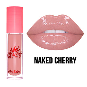 Lime Crime Wet Cherry Lip Gloss สี Naked Cherry (Nude Blush) ไลม์ คราม ลิปกลอส
